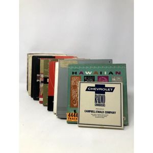 Vintage Lot of 13 Reel to Reel Tapes Various Blank Untested